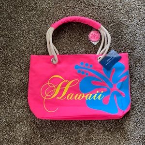 Hot Pink Hawaii Beach Tote